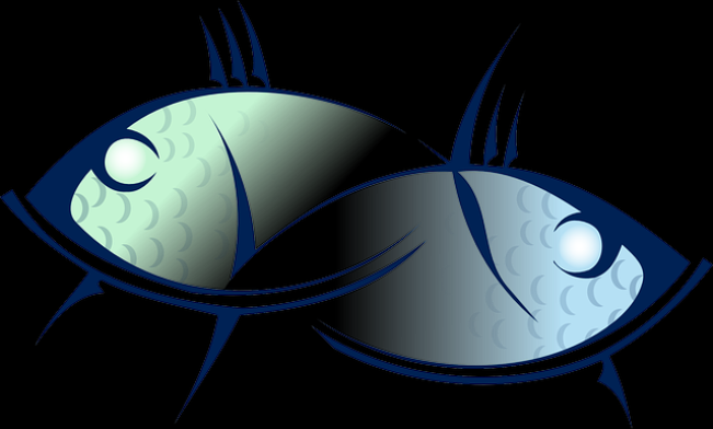 Zodiak Pisces (Pixabay @OpenClipart-Vectors)